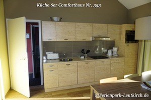 6er-Comforthaus 353 – Küche – Center Parcs Park Allgäu, Foto Nov. 2018