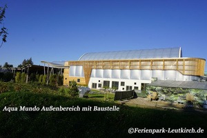 Aqua Mundo von außen – Center Parcs Park Allgäu, Foto Nov. 2018
