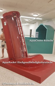Wasserrutschen im Aqua Mundo – Center Parcs Park Allgäu, Foto Nov. 2018