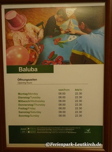 Indoor-Spielparadies Baluba – Center Parcs Park Allgäu, Foto Nov. 2018