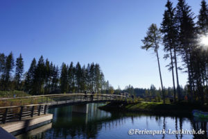Brücke im Park – Center Parcs Park Allgäu, Foto Nov. 2018