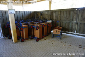 Bollerwagen – Center Parcs Park Allgäu, Foto Nov. 2018