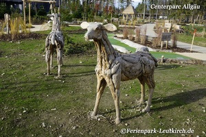 Reh im Park – Center Parcs Park Allgäu, Foto Nov. 2018