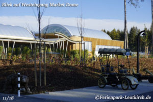 Market Dome Westseite – Center Parcs Park Allgäu, Foto Nov. 2018