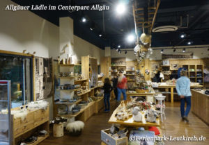 Allgäuer Lädle – Center Parcs Park Allgäu, Foto Nov. 2018