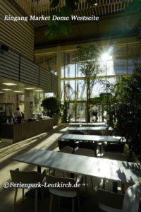 Market Dome Westseite – Center Parcs Park Allgäu, Foto Nov. 2018
