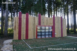 Fußball-Torwand – Center Parcs Park Allgäu, Foto Nov. 2018
