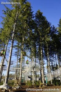 Hochseilgarten – Center Parcs Park Allgäu, Foto Nov. 2018