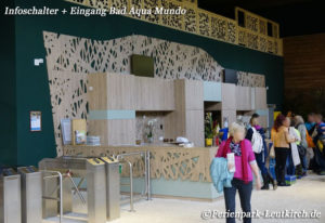 Infoschalter – Center Parcs Park Allgäu, Foto Nov. 2018