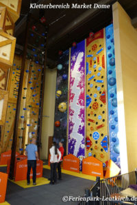 Kletterwand – Center Parcs Park Allgäu, Foto Nov. 2018
