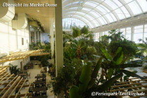 Übersicht Market Dome Centerparc Allgäu Ferienpark Leutkirch