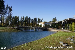 Seebrücke – Center Parcs Park Allgäu, Foto Nov. 2018