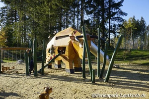 Spielplatz – Center Parcs Park Allgäu, Foto Nov. 2018