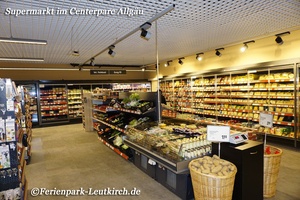 Supermarkt im Market Dome – Center Parcs Park Allgäu, Foto Nov. 2018