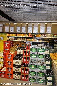 Supermarkt im Market Dome – Center Parcs Park Allgäu, Foto Nov. 2018