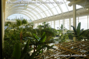 Market Dome Übersicht – Center Parcs Park Allgäu, Foto Nov. 2018