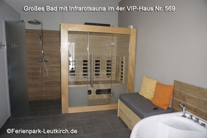 4er-VIP-Haus 569 – Badezimmer – Center Parcs Park Allgäu, Foto Dez. 2018