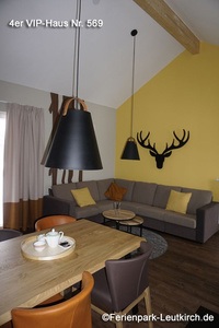 4er-VIP-Haus 569 – innen – Center Parcs Park Allgäu, Foto Dez. 2018