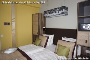 4er-VIP-Haus 569 – Schlafzimmer – Center Parcs Park Allgäu, Foto Dez. 2018