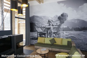 8er-Exclusivehaus 841 – Wohnbereich – Center Parcs Park Allgäu, Foto Dez. 2018