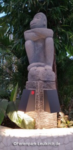 Figur im Aqua Mundo – Center Parcs Park Allgäu, Foto Dez. 2018