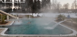 Außenbecken Aqua Mundo – Center Parcs Park Allgäu, Foto Dez. 2018