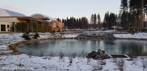 Market Dome im Winter – Center Parcs Park Allgäu, Foto Dez. 2018