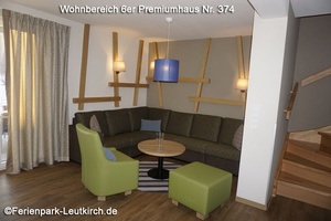Premiumhaus 374 – Wohnbereich – Center Parcs Park Allgäu, Foto Dez. 2018