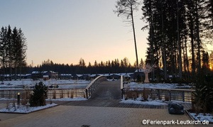 Zentralbereich im Winter – Center Parcs Park Allgäu, Foto Dez. 2018