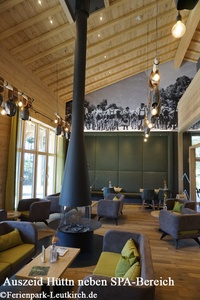 Auszeit-Hütten im Spa-Garten – Center Parcs Park Allgäu, Foto März 2019