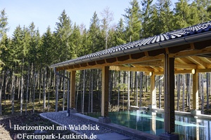 Horizontpool im Deep Nature Spa – Center Parcs Park Allgäu, Foto März 2019