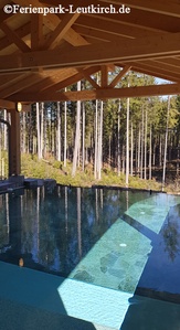 Horizontpool im Deep Nature Spa – Center Parcs Park Allgäu, Foto März 2019