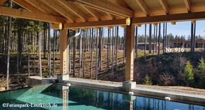 Horizontpool im Deep Nature Spa – Center Parcs Park Allgäu, Foto März 2019
