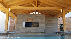 Horizontpool im Deep Nature Spa – Center Parcs Park Allgäu, Foto März 2019