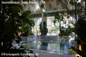 Innenbecken im Spa – Center Parcs Park Allgäu, Foto März 2019