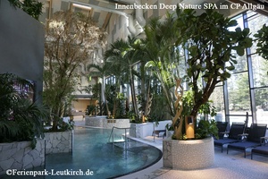 Innenbecken im Spa – Center Parcs Park Allgäu, Foto März 2019