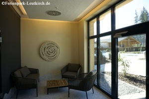 Ruhebereich im Spa – Center Parcs Park Allgäu, Foto März 2019