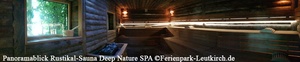 Rustikal-Sauna – Center Parcs Park Allgäu, Foto März 2019
