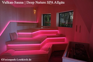 Vulkansauna – Center Parcs Park Allgäu, Foto März 2019