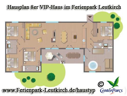 Haustyp Center Parcs Allgäu Ferienpark Leutkrich + Leistungen