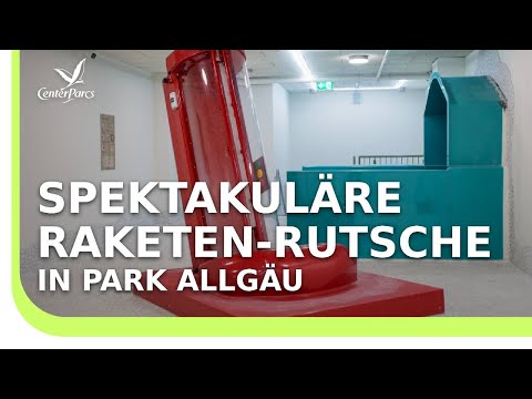 Die Rocket-Rutsche mit Falltür-Start – Video Center Parcs Allgäu